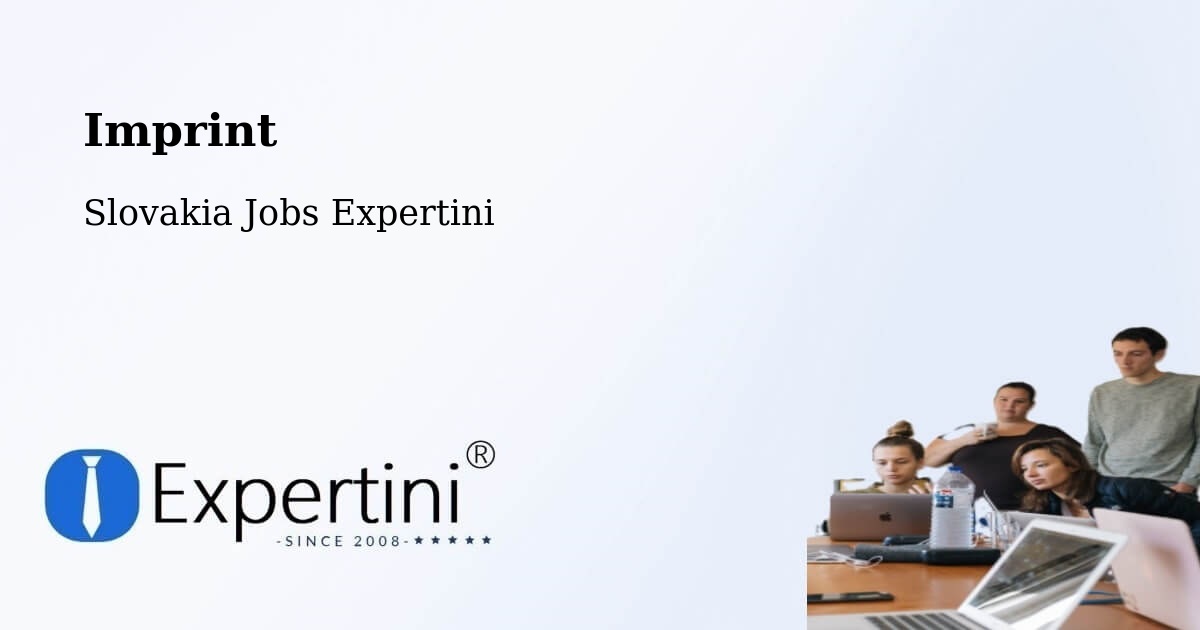 Imprint – Sečovce - Slovakia Jobs Expertini